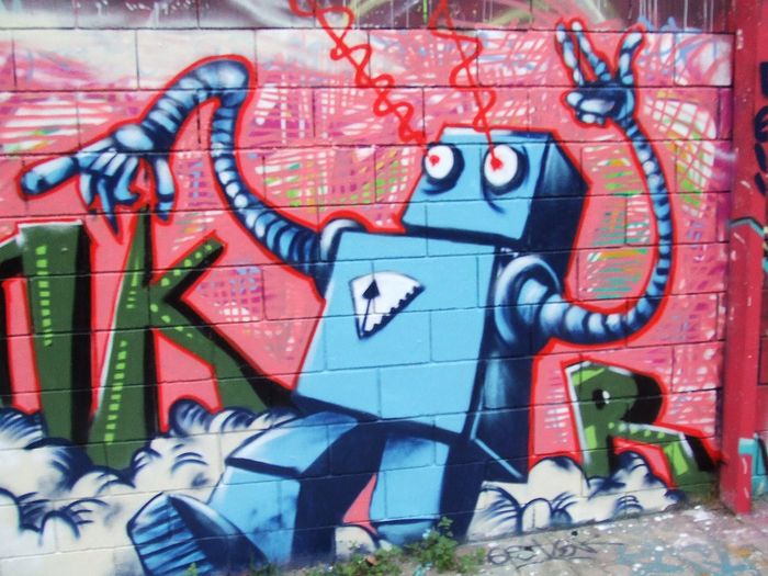 Street-art robot
